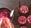 how to deseed a pomegranate in minutes. Ever buy a case of pomegranates? Here's how to easily deseed them!