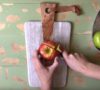 How to cut an apple for snack. The best way to cut an apple to prevent rotting.