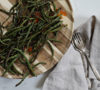 Sweet Chili Green Beans - easiest to prepare side dish. Easiest side dish ever on between carpools