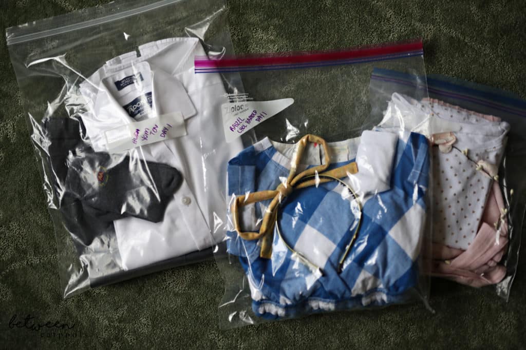 Pack in ziploc bags. How to pack efficiently for a vacation or holiday. Traveling for Pesach? Don’t Pack Without These Tricks. Save space, stay organized, and prevent wrinkles