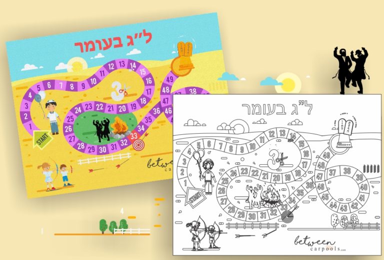 Lag B&rsquo;Omer / Upsherin Coloring Pages Are Here! - Between Carpools