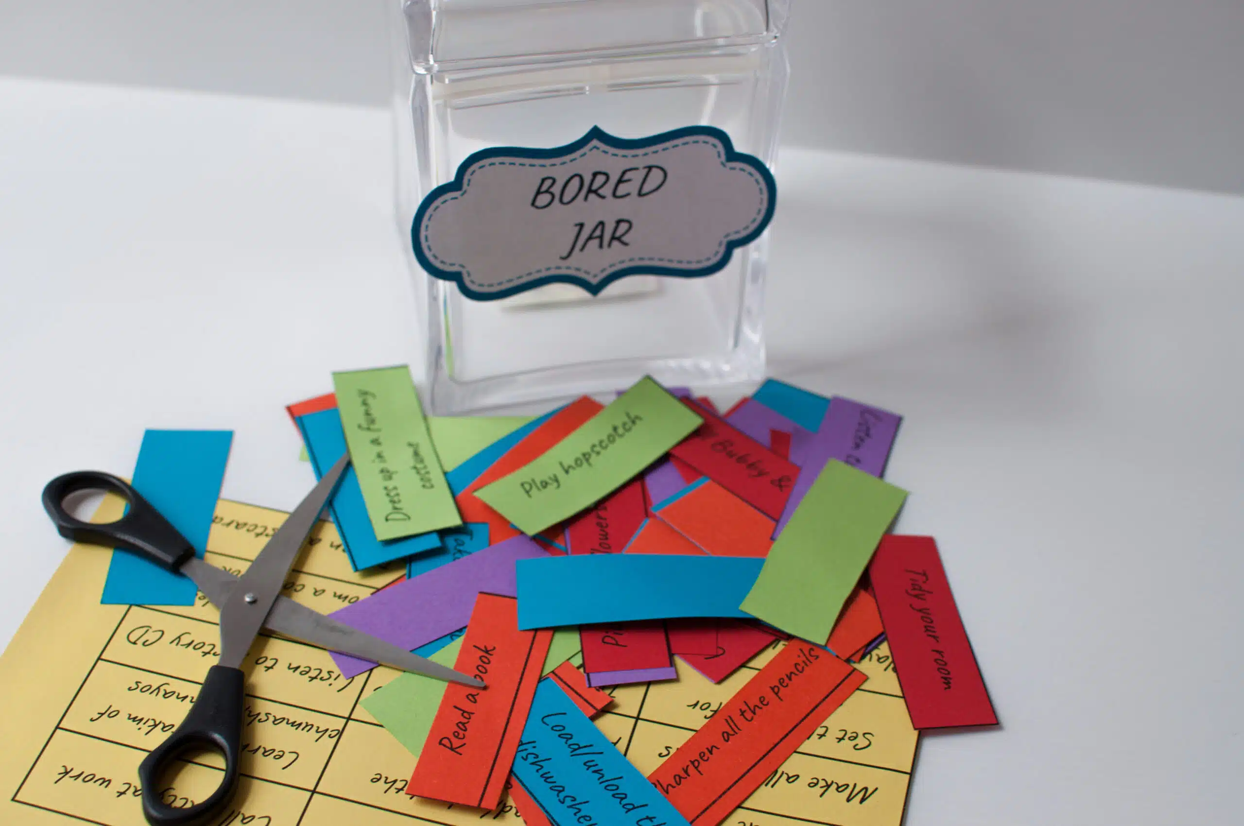 What’s a Bored Jar? Here’s Why You Need One for Your Kids. There isn’t a mom that doesn’t hear, “Ma, I’m bored…” at least multiple times a day. You can make the ‘Bored Jar’ a solution for your child or family.