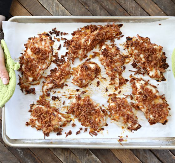 3-Ingredient, 3-Step Crispy Onion Chicken (Kid and Adult-Friendly!) Need a quick dinner in a jiffy that will please everyone?