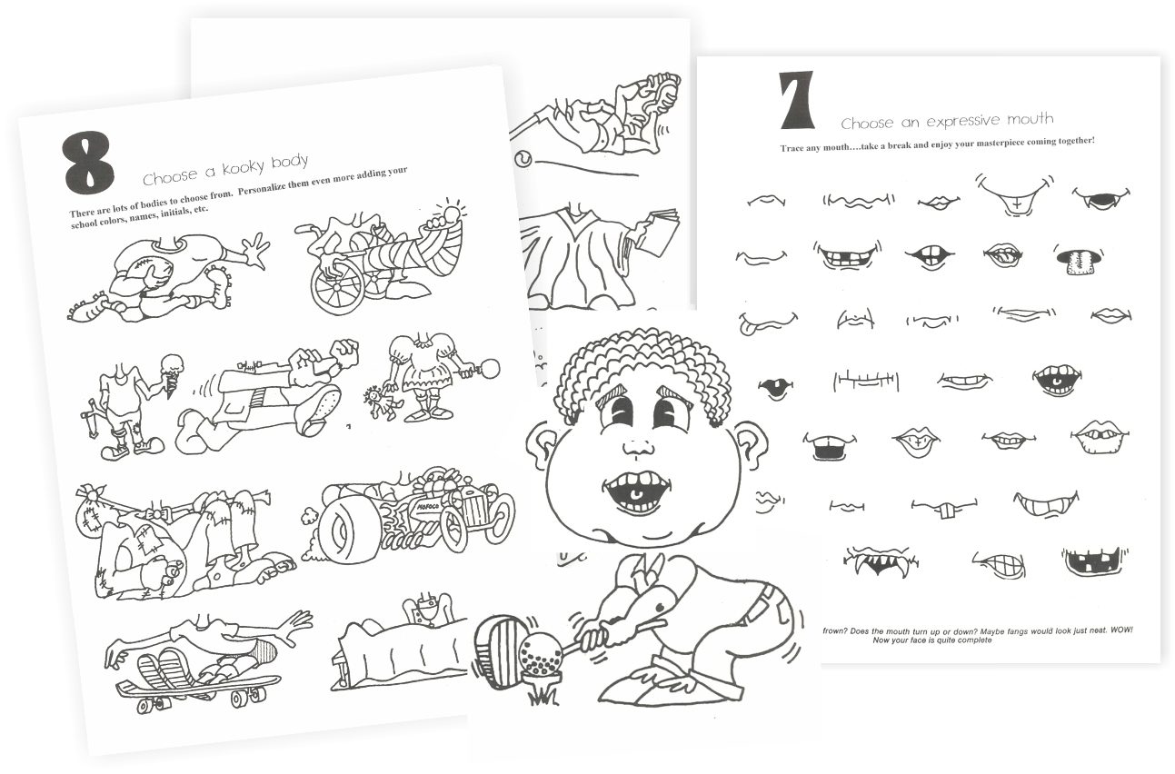 Your Kids Will Have a Blast Drawing These Crazy Cartoons - Between Carpools