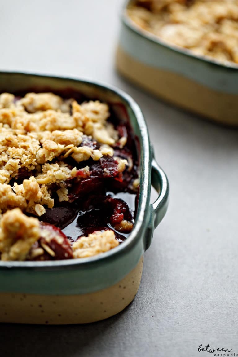 Too Much Ripe Fruit? Make This Fruit Crisp - Between Carpools