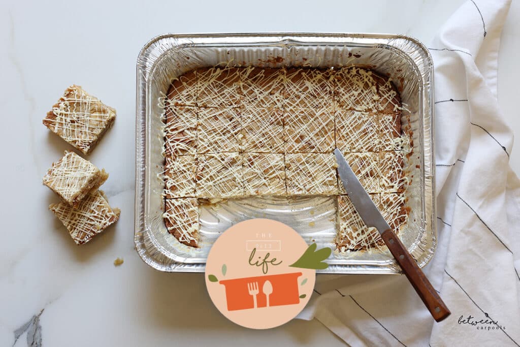 9×13 Life: Dairy White Chocolate Pretzel Blondies