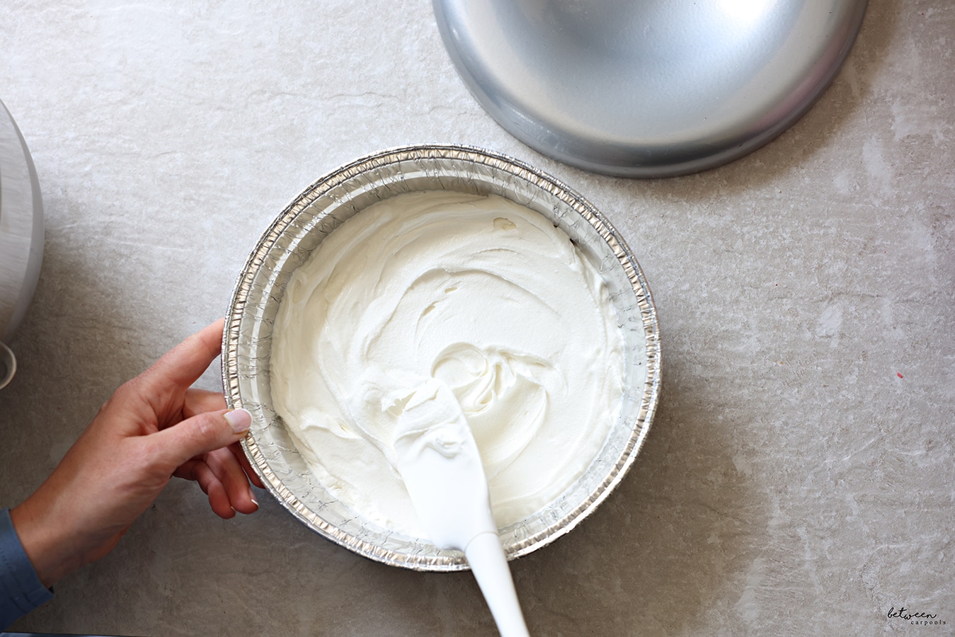 Ice cream into a Kitchen Aid mixer