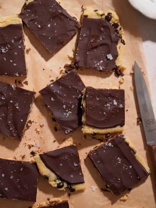 Gluten free cookie dough bark