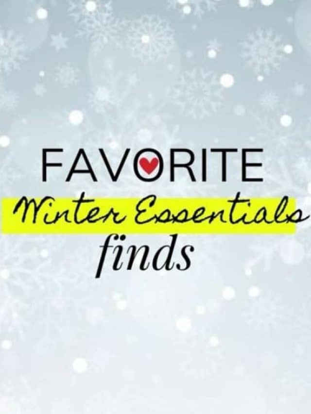 Winter Essentials finds