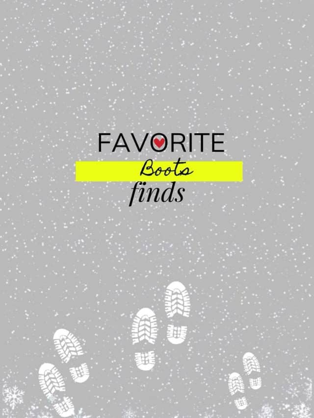 Favorite Boots finds