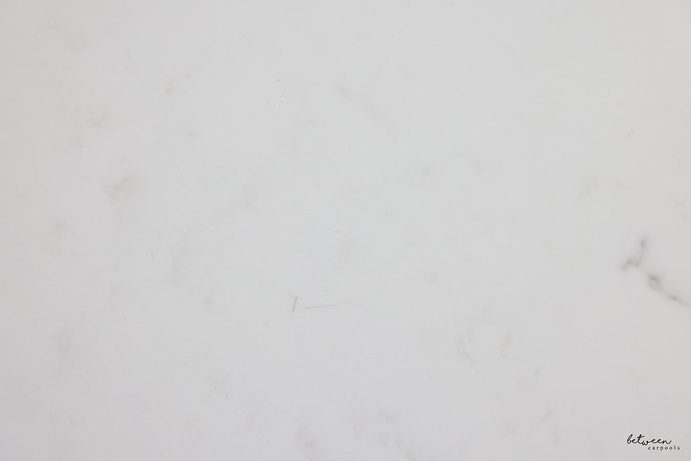 Gray marks on Quartz countertop.