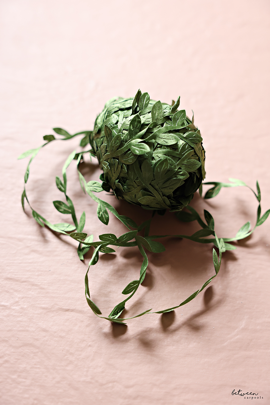 Roll of leaf ribbon.