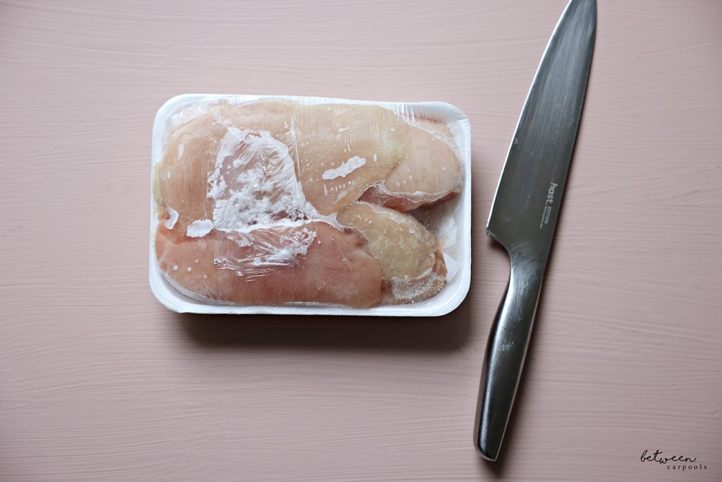 a frozen Family Pack of Chicken Cutlets