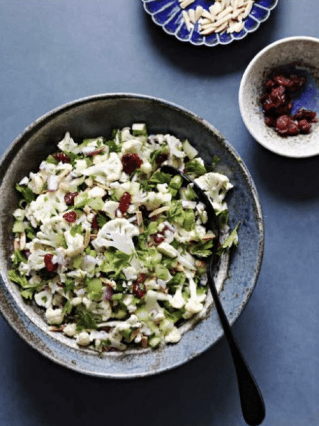 Shaved Cauliflower Salad