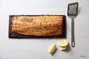 Honey Garlic Cedar Plank Salmon